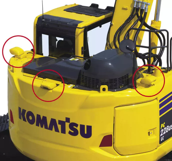 Innovativ säkerhetslösning med Komatsu Komvision