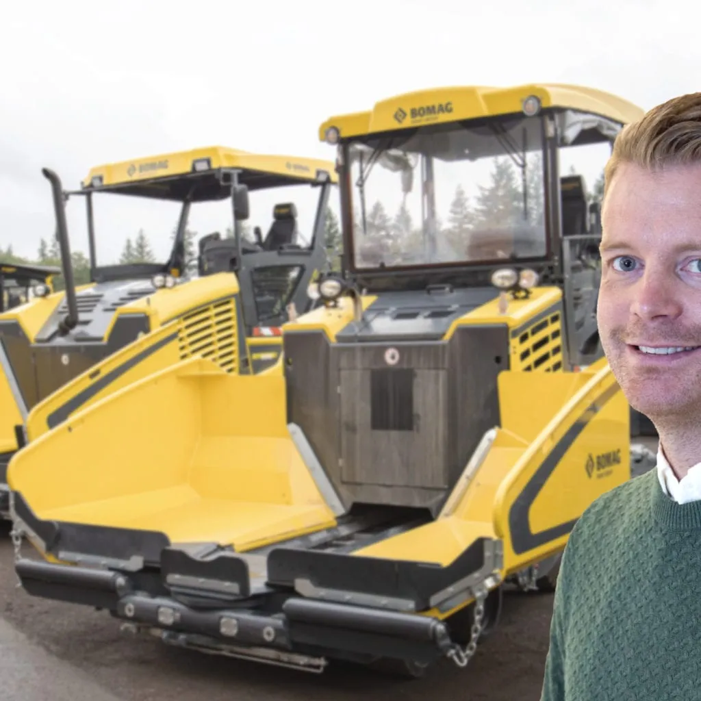 Tobias Rostedt produktchef för Bomag