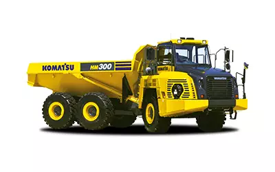 Komatsu midjestyrda dumper HM300-5
