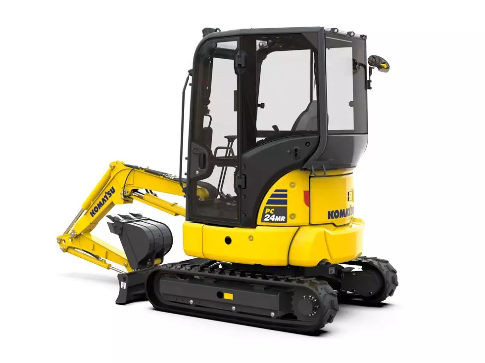 PC24MR-5_Walkaround_01 MInigrävare Komatsu PC24