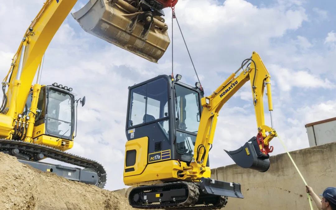Komatsu Europe presenterar minigrävarna PC17R-5 och PC20R-5