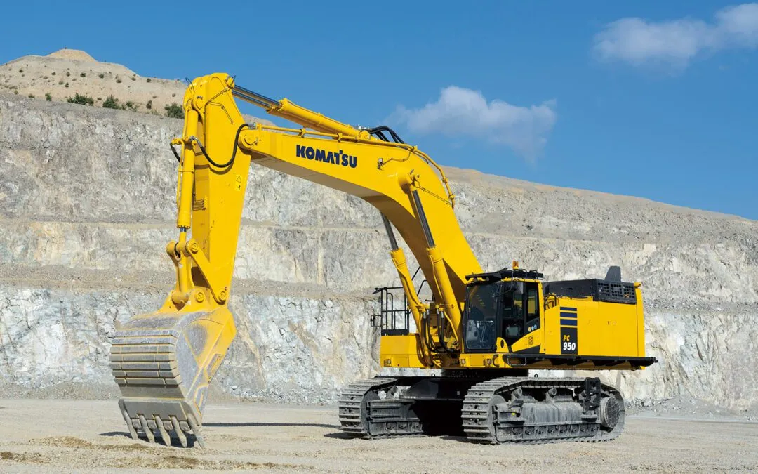 40% bättre bränsleeffektivitet med grävmaskinen PC950-11