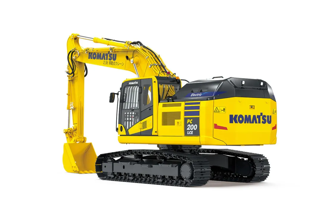 Komatsu lanserar nya 20-ton elektriska bandgrävare