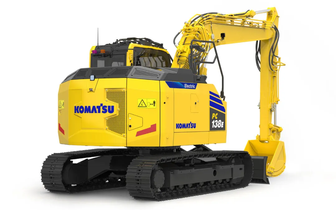 Komatsu lanserar eldriven bandgrävare