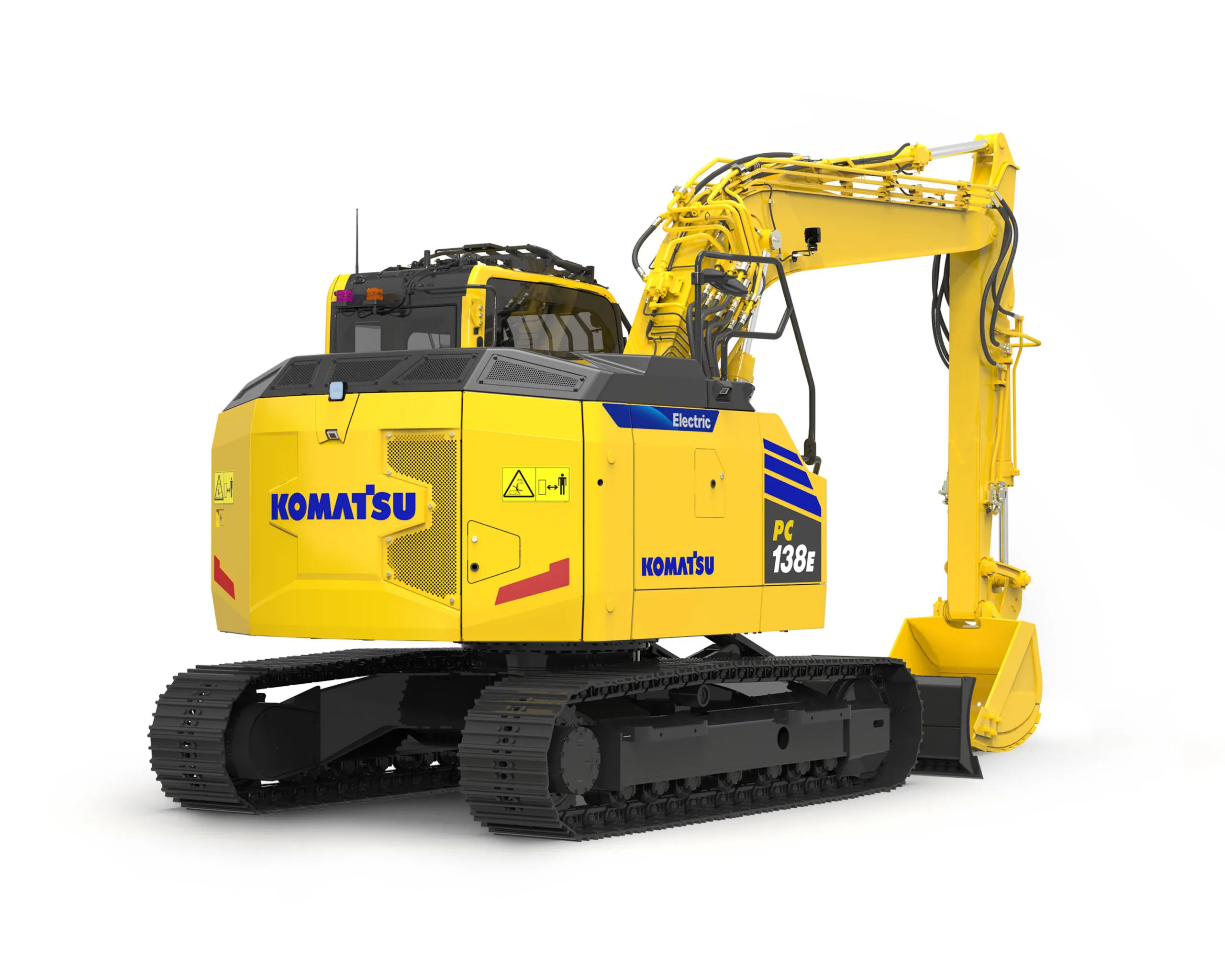 Komatsu lanserar eldriven bandgrävare