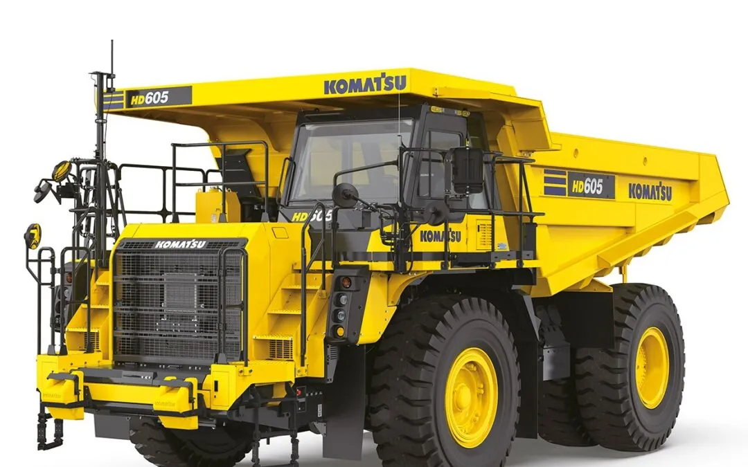 Komatsu presenterar HD605-10 stela tipptruck