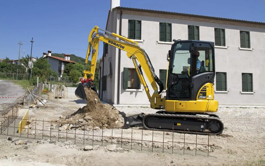 Komatsu uppgraderar sitt sortiment av kompakta minigrävare