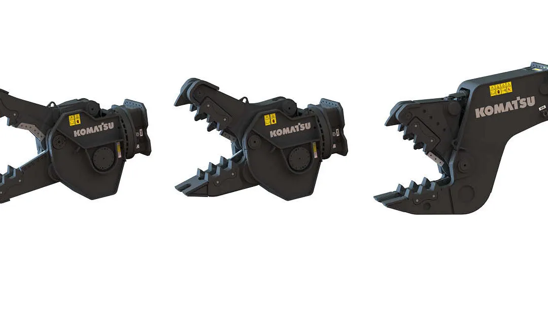 Komatsu Europe expanderar sitt sortiment av rivningsutrustning