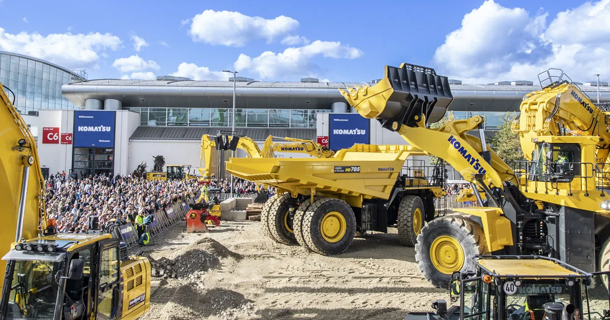 Komatsu på Bauma 2025
