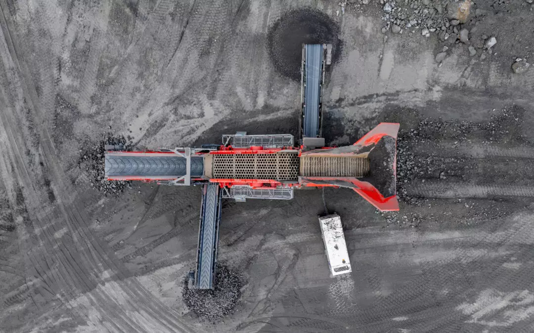 Framtiden är elektrisk med nya Finlay 883+ Electric grovsorterare